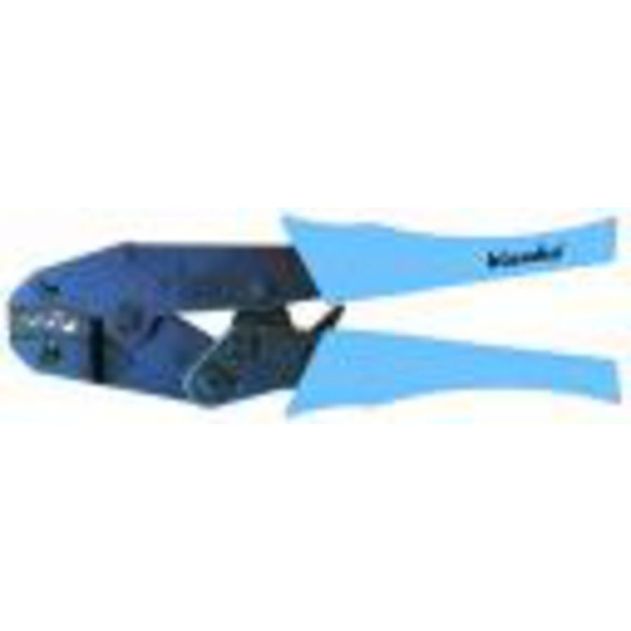 Adereindhulzen geisol. assorti. metalen kist stand. m. tang