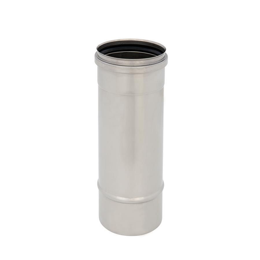 Rookgasbuis / sectie 250mm RVS  + EPDM ring Ø80mm Nf-80