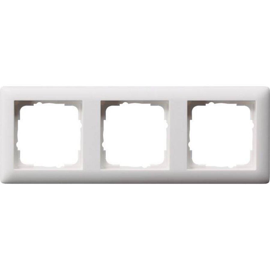 Afdekraam 3-voudig Gira Standard 55 zuiver wit m