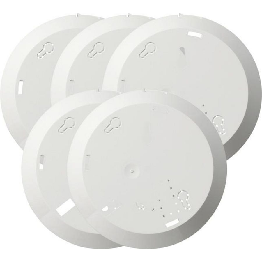 Set montagepl. 5 st. RWM Dual Q Rookmelder zuiver wit m
