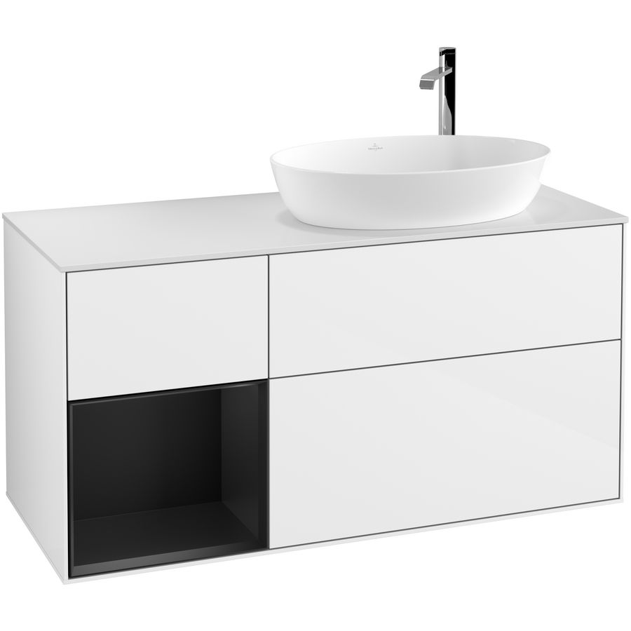Wastafelonderkast Finion 1200x603x501mm G.White.L G921PDGF