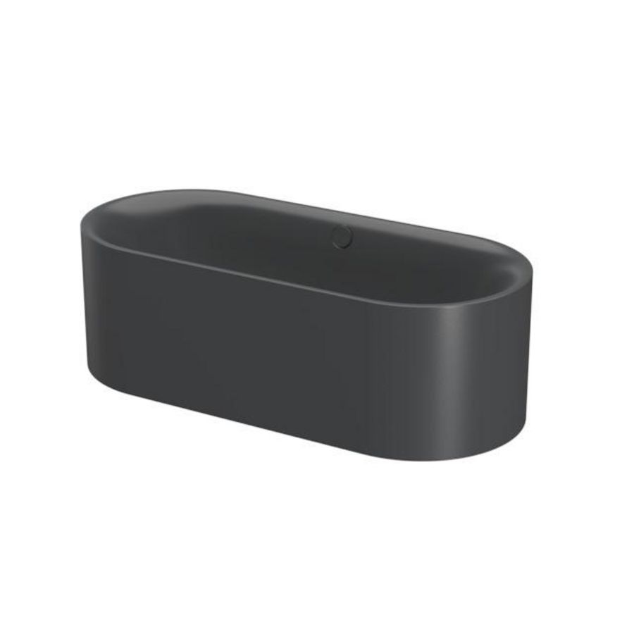 Bad BetteLux Oval Silhouette 1800×800mm Raven