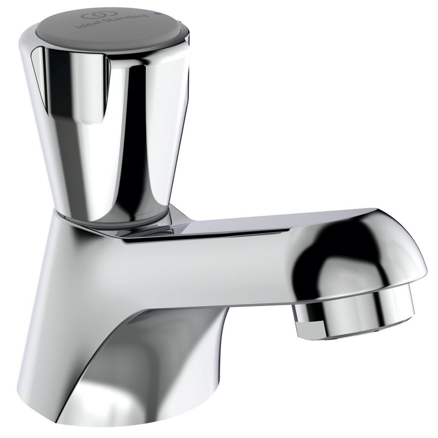 Nimbus II Messing Eco fonteinkraan chroom m.vaste uitloop 95mm