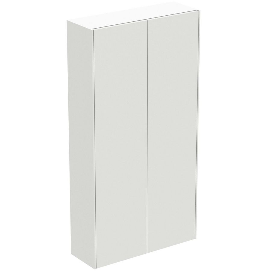 Conca kolomkast dubbel halfhoog 72x25x140cm 2 deuren matt white