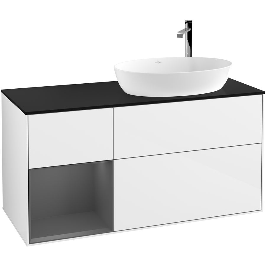 Wastafelonderkast Finion 1200x603x501mm G.White.L G922GKGF