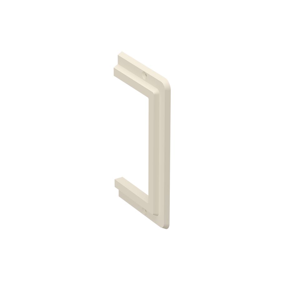 Flensplaat 120mm WGS-R120/65 PVC RAL1013