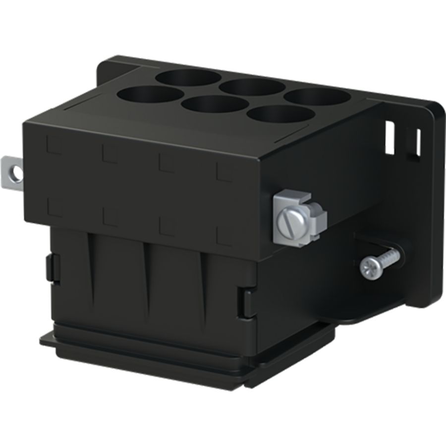 Invoerstuk 65 mm buis 6 x 16/19 mm buis geschikt voor HNL