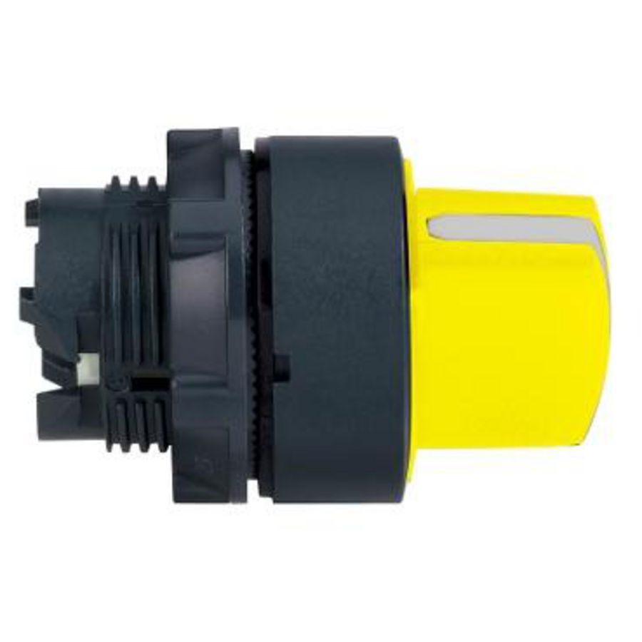 Kop keuzeschakelaar 3 standen Ø22mm Geel Harmony XB5