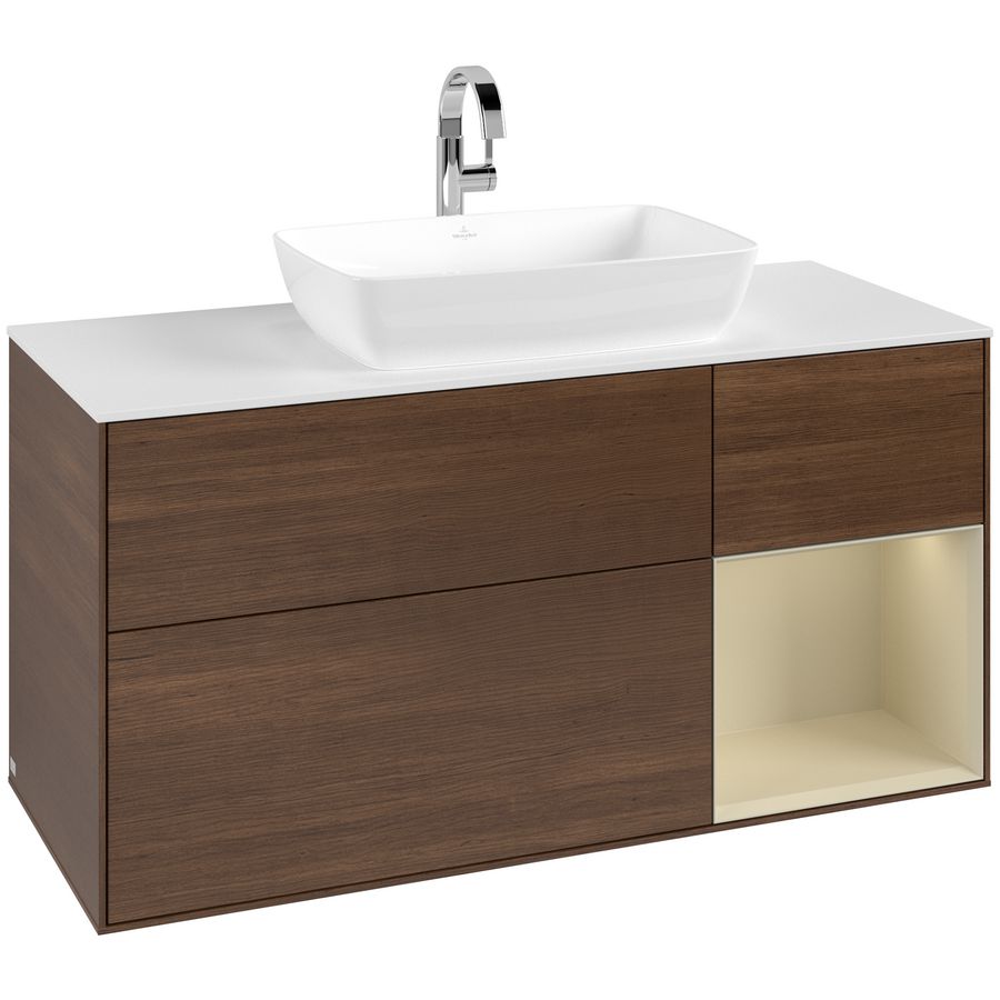 Wastafelonderkast Finion 1200x603x501mm W.Veneer G831HJGN