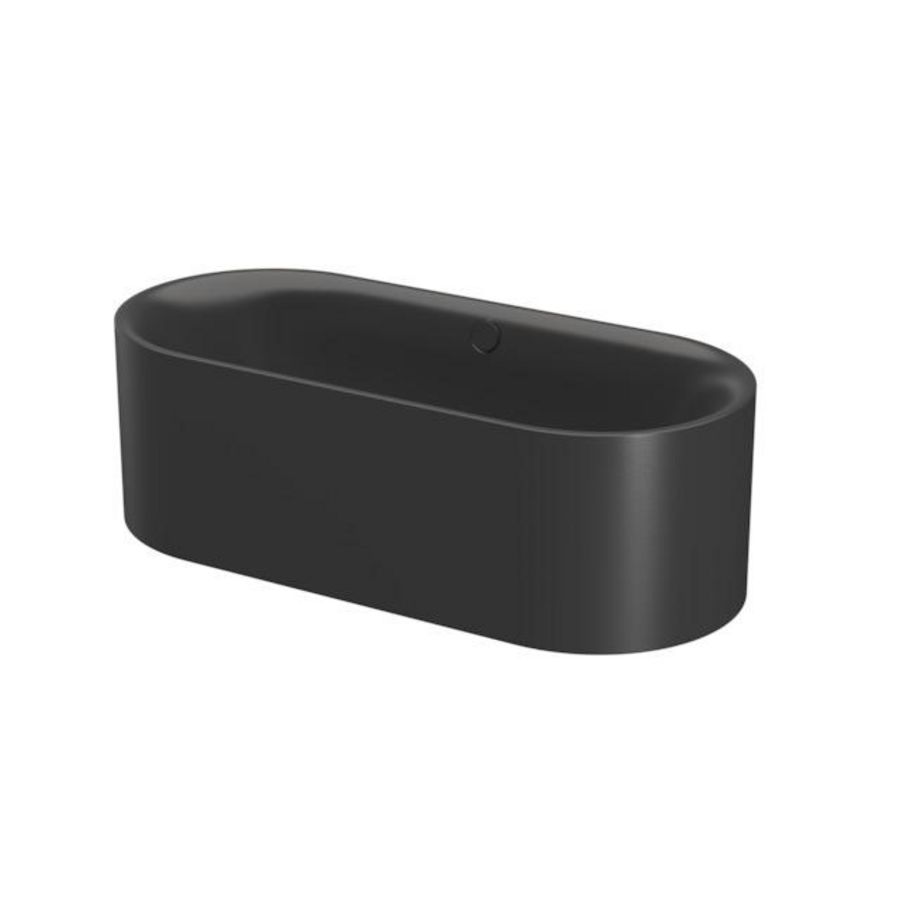 Bad BetteLux Oval Silhouette 1800×800mm Slate