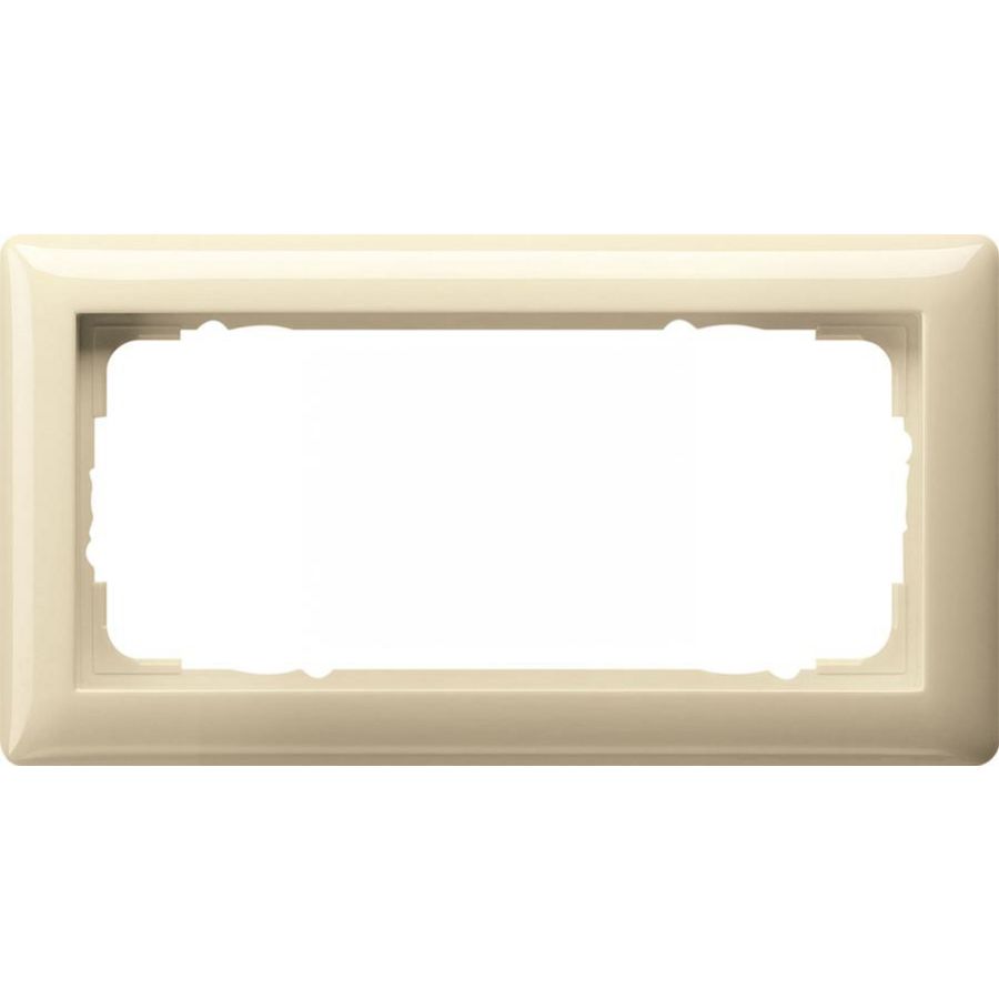 Afdekraam 2-voudig z/ms Gira Standard 55 creme wit