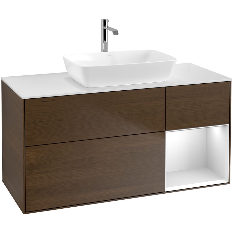 Wastafelonderkast Finion 1200x603x501mm W.Veneer G831MTGN