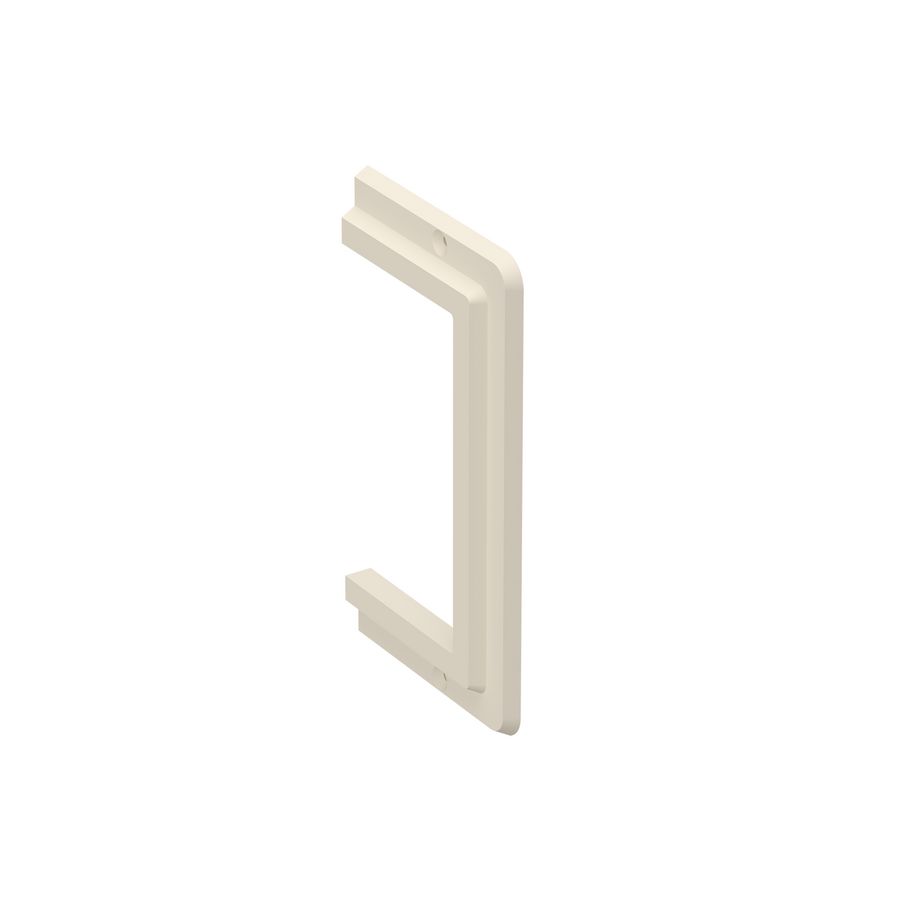 Flensplaat 170mm WGS-R170/65 PVC RAL1013