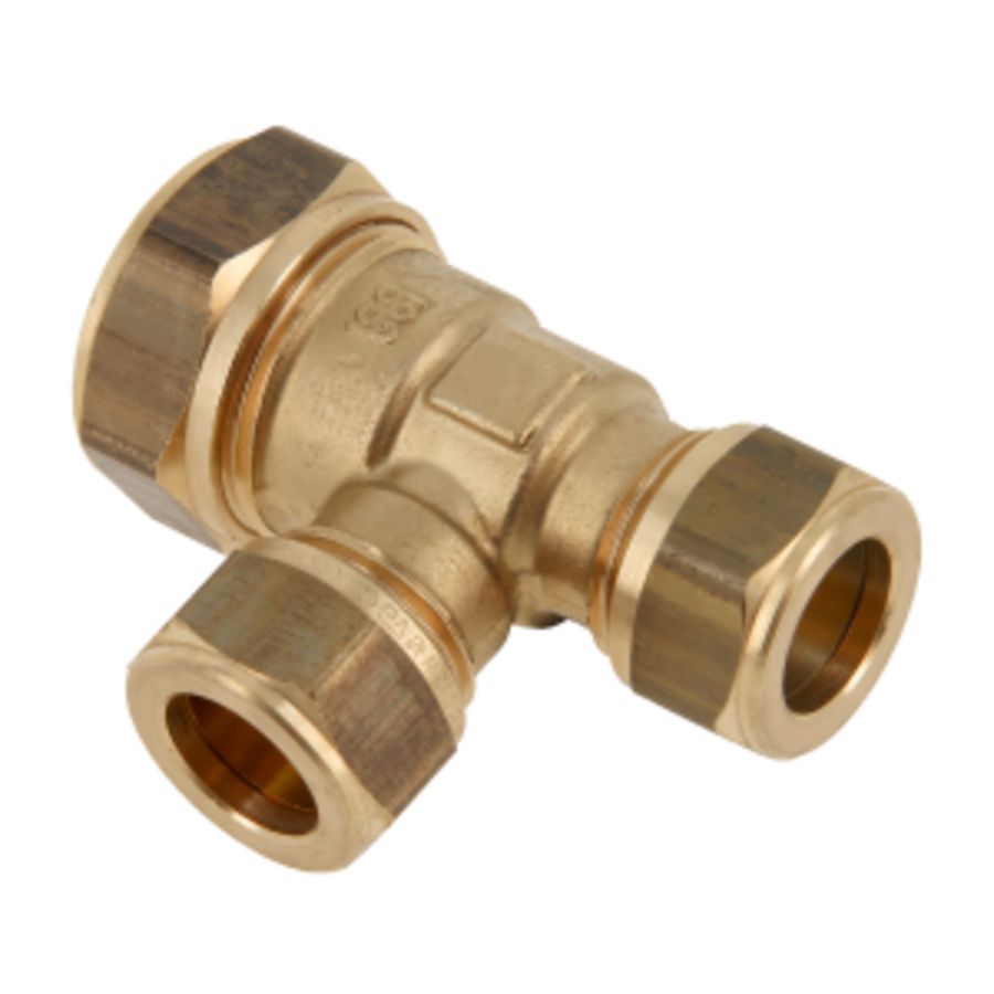 T-koppeling verlopend knel 22x15x15mm KIWA/Gastec