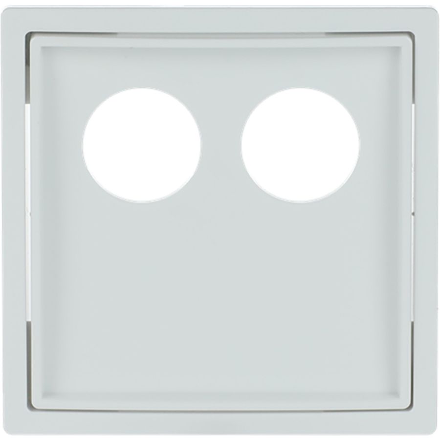 Centraalplaat voor Ackermann RE 2steek s-studiowit (2548-020 D-84)