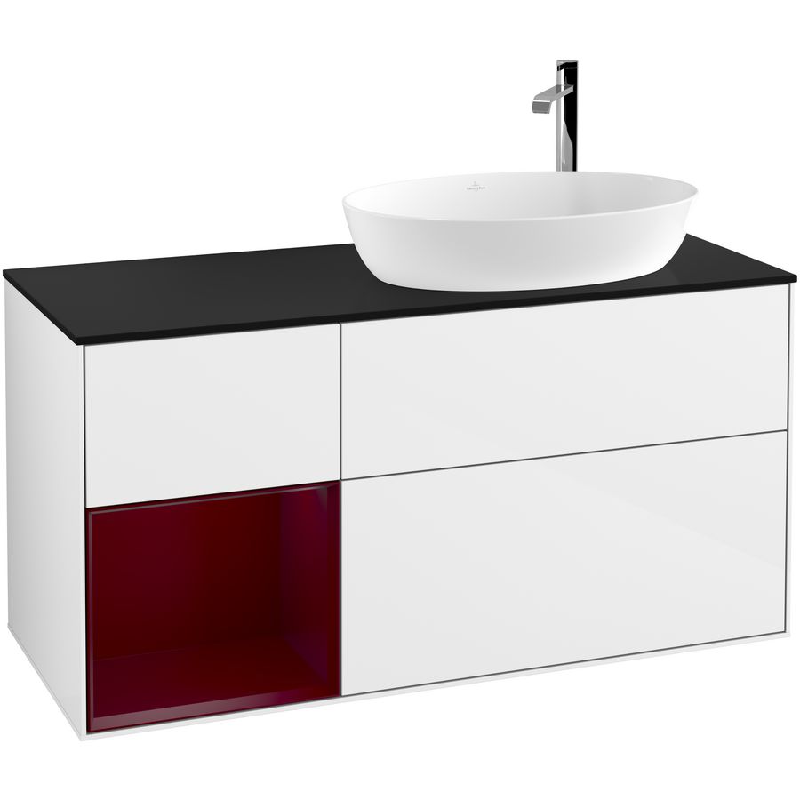 Wastafelonderkast Finion 1200x603x501mm G.White.L G922HBGF