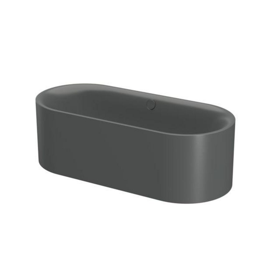 Bad BetteLux Oval Silhouette 1800×800mm Smoke
