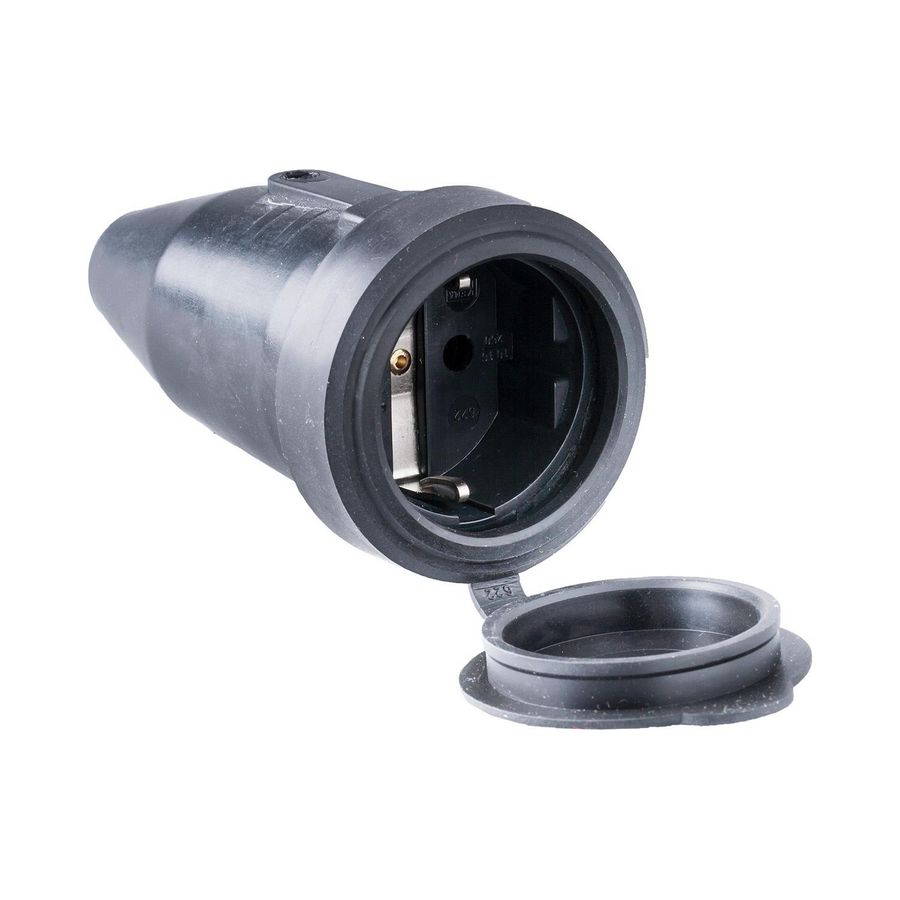 Rubber koppelcontactstop 16A 250V randaarde VVE=10