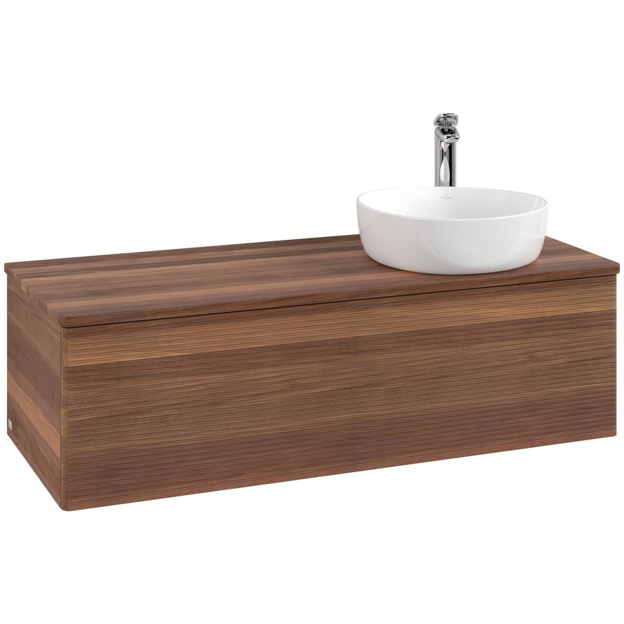 Wastafelonderkast Antao 1200x360x500mm Warm Walnut K34152HM