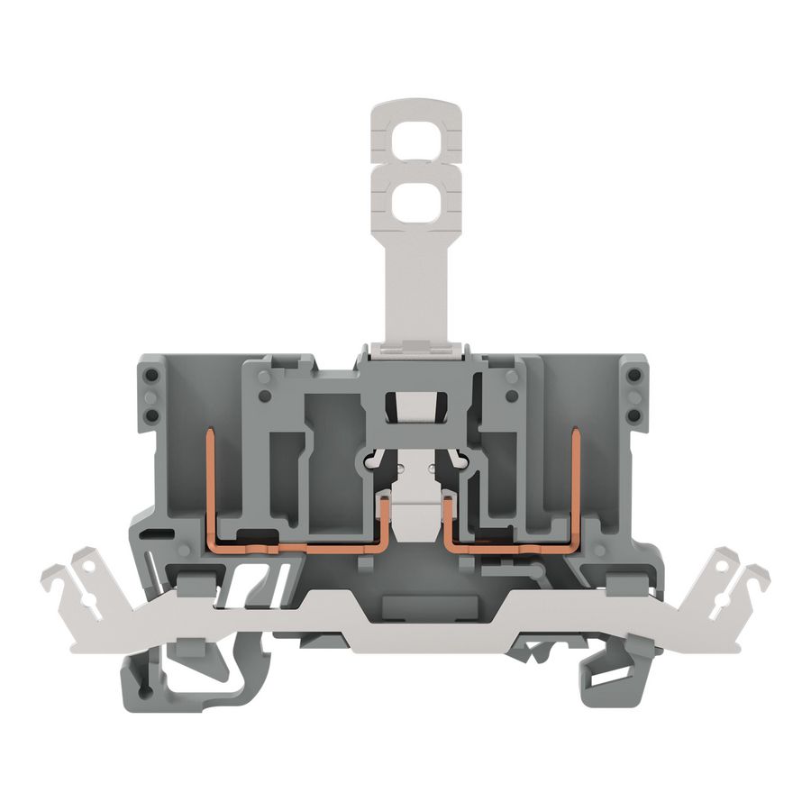 2-pins scheidingsbasisklem afschermingsrail draagrai VVE=50