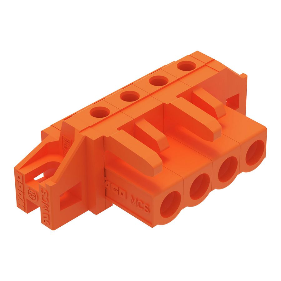 THT FE steker HA raster 5,08mm oranje 232-264/031-000 VVE=50