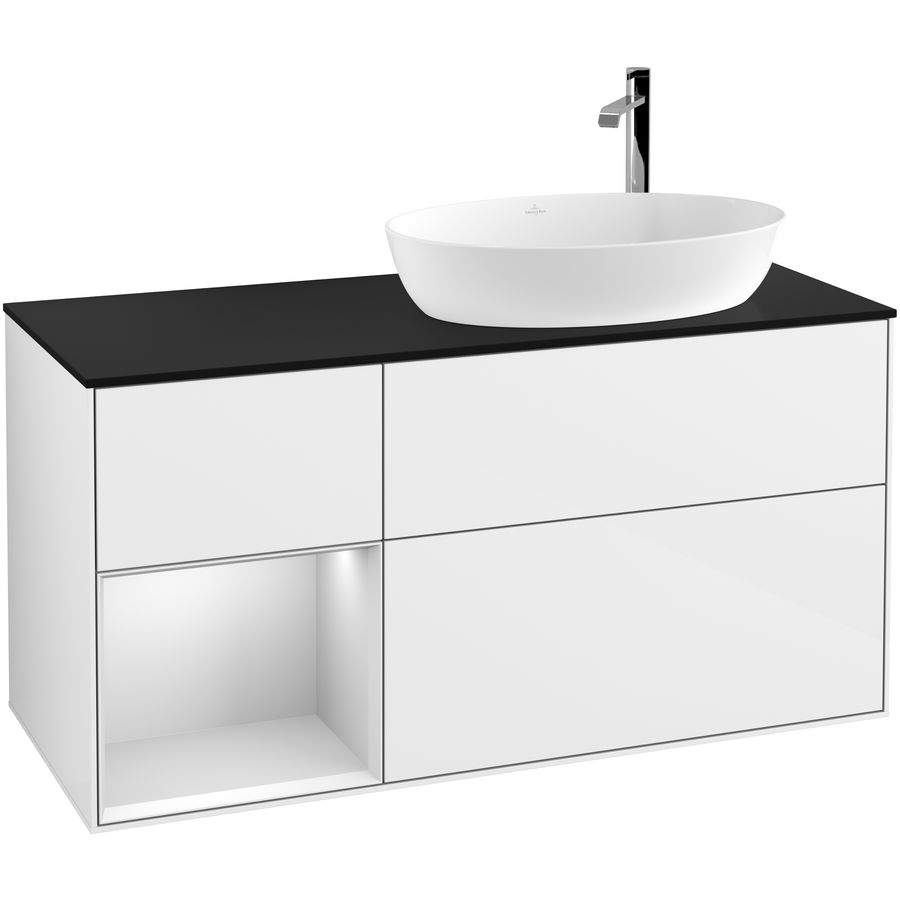 Wastafelonderkast Finion 1200x603x501mm G.White.L G922MTGF
