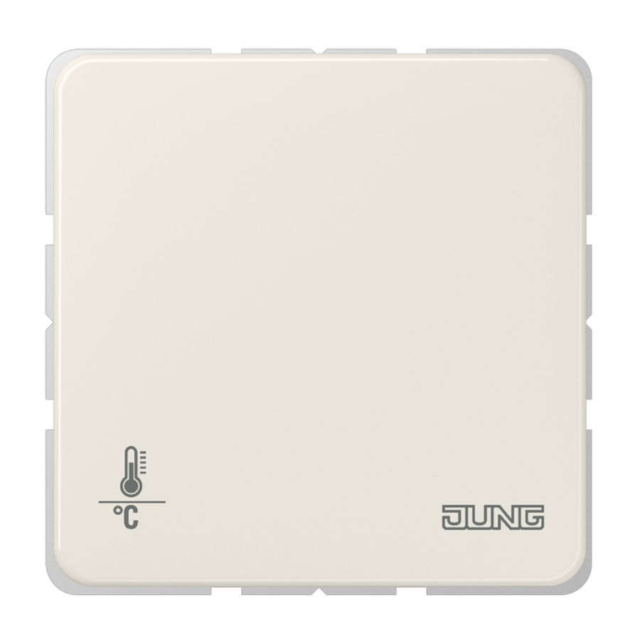 Ruimtethermostaat opn. + 4 bin ing. CD wit KNX