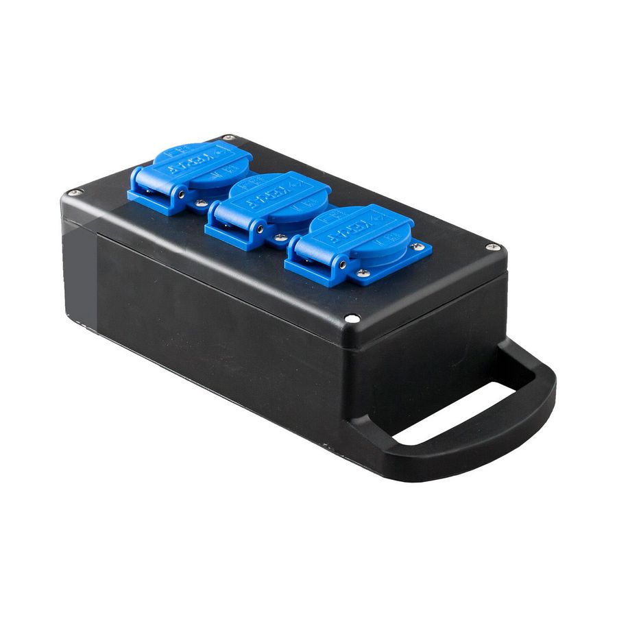 Type 19 volrubber verdeler 3x randaarde VVE=2