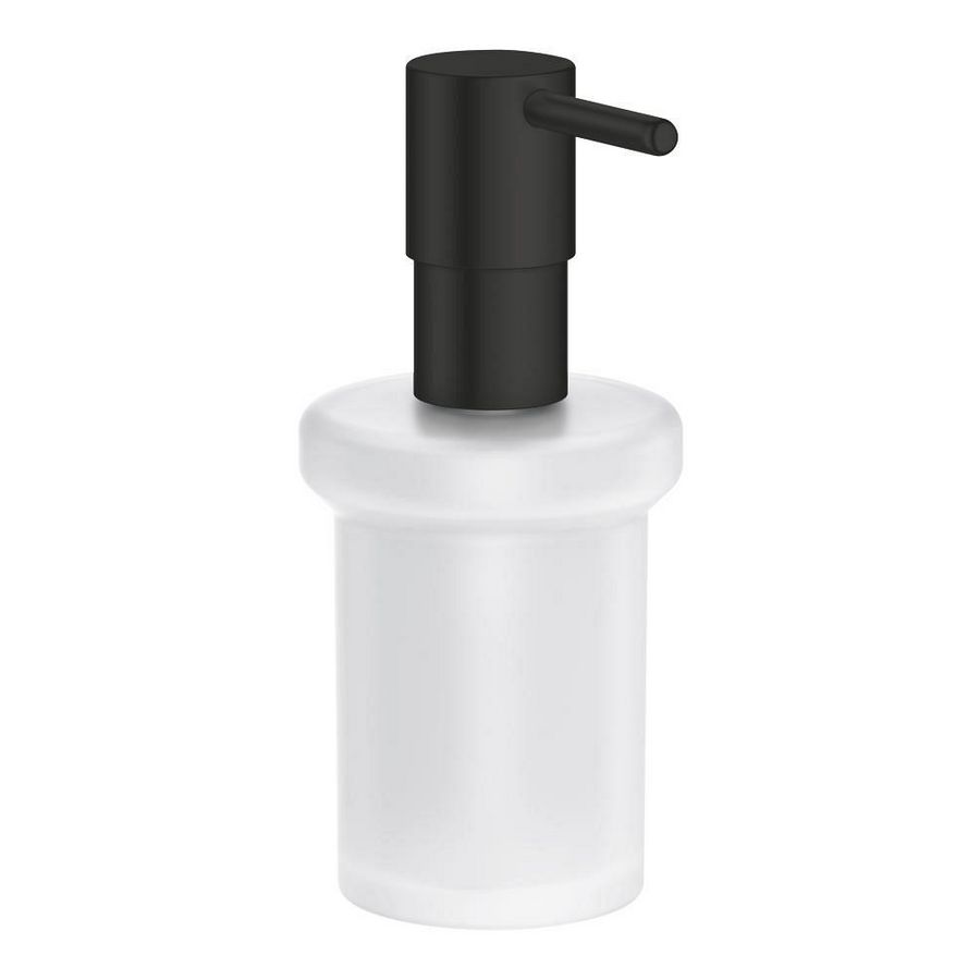 Essentials zeepdispenser mat zwart (prof)