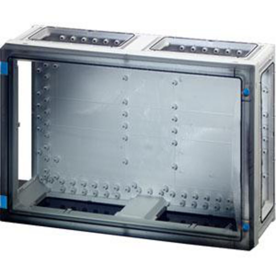 L. beh. BM4 540x360x163 wand Open Transparant deksel
