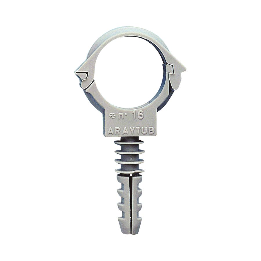 Doos a 100st. Buisklem ARAYTUB PA 20mm grijs met aangespoten plug