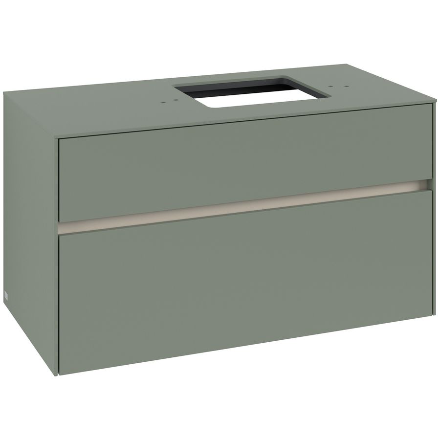 Wastafelonderkast Collaro 1000x548x500mm Soft Green C12700AF