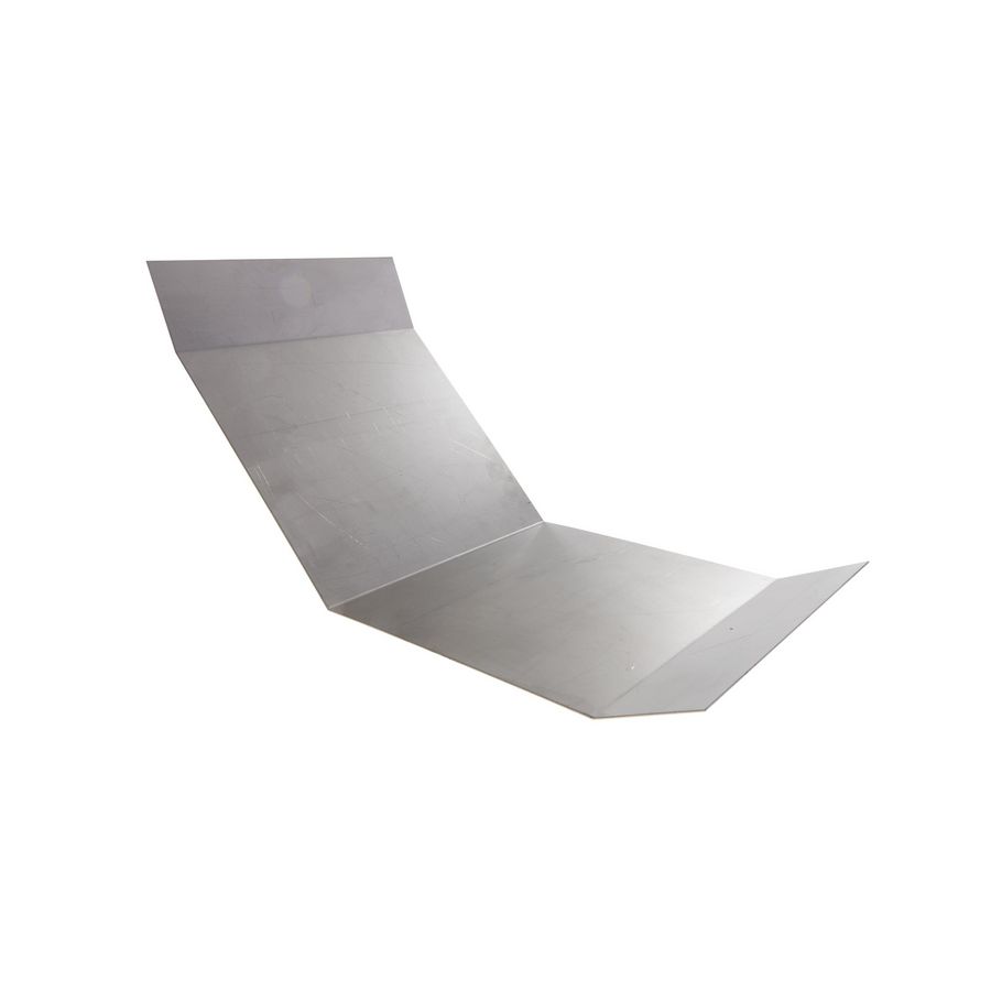 Deksel vervalstuk 90gr. Crafty MF H100 B1000 RVS 316R600