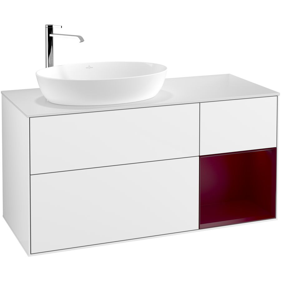 Wastafelonderkast Finion 1200x603x501mm G.White.L G931HBGF