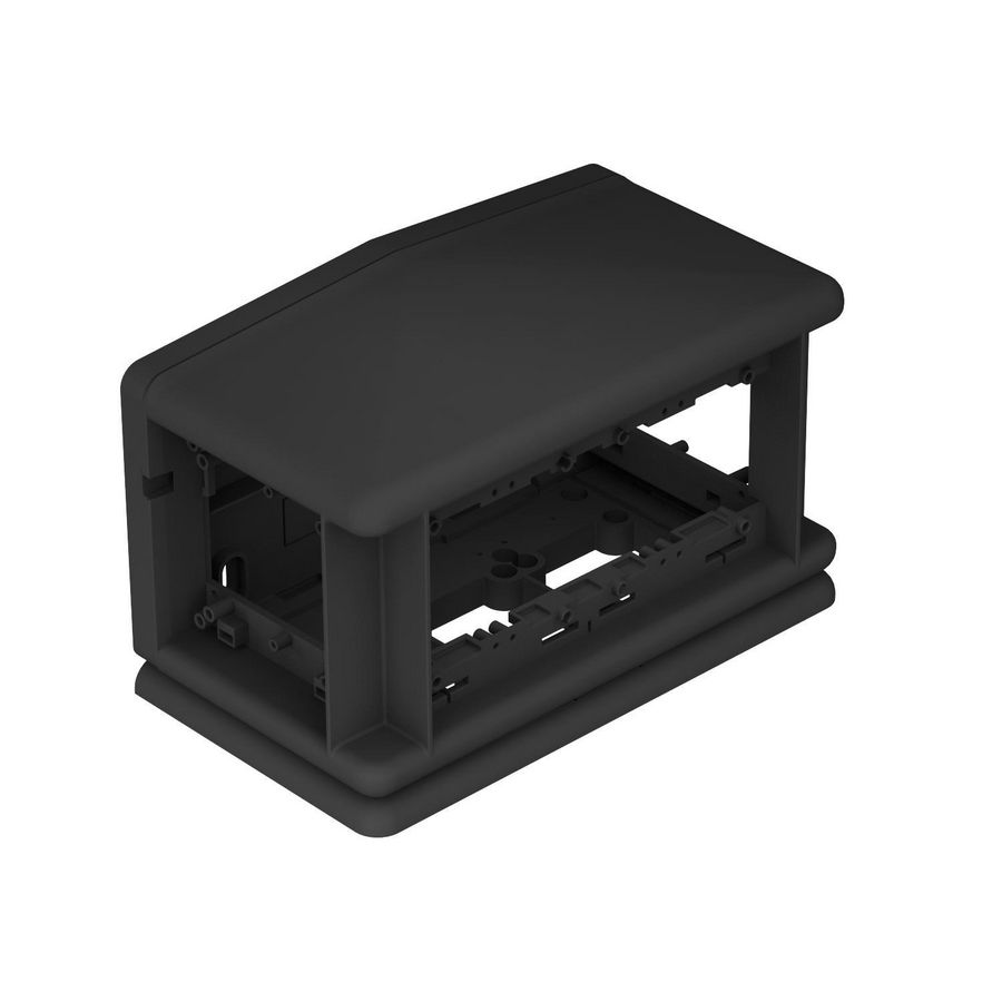Telitank 225x125x125 polyamid zwart 9011