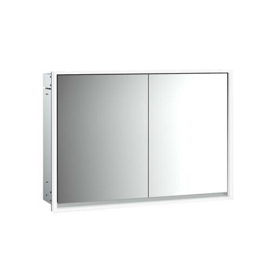 Spiegelkast Loft inbouw 1000mm 2 deur