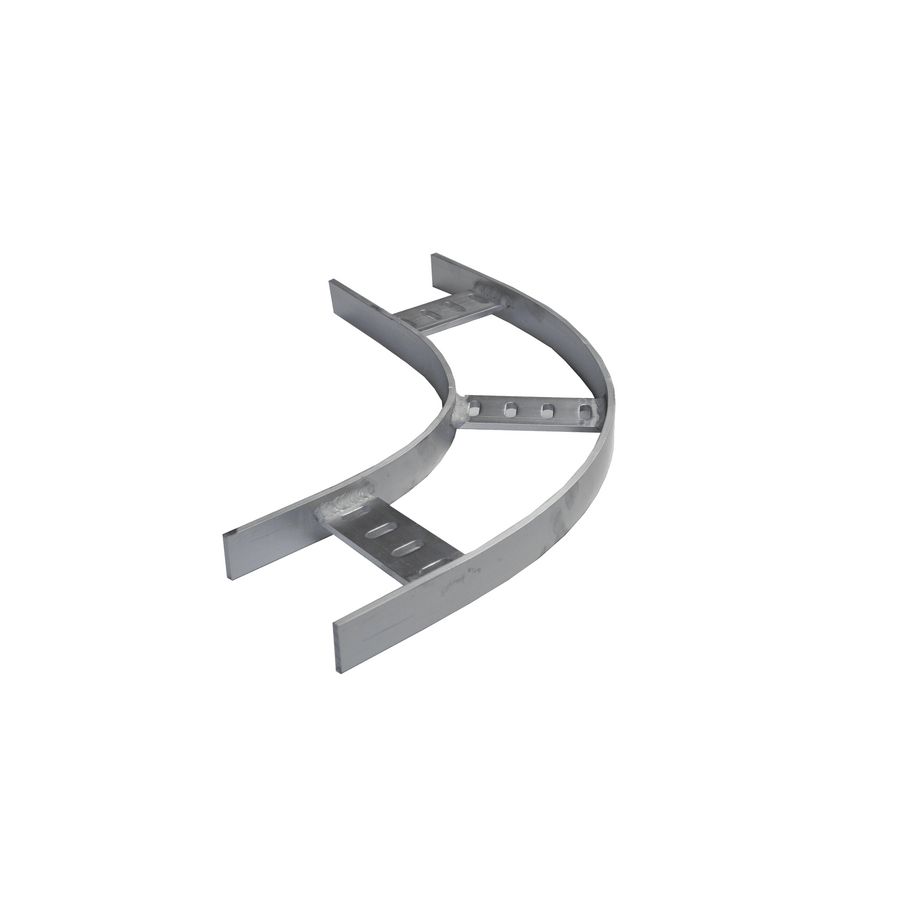 Bocht 90° B150 H30 Aluminium