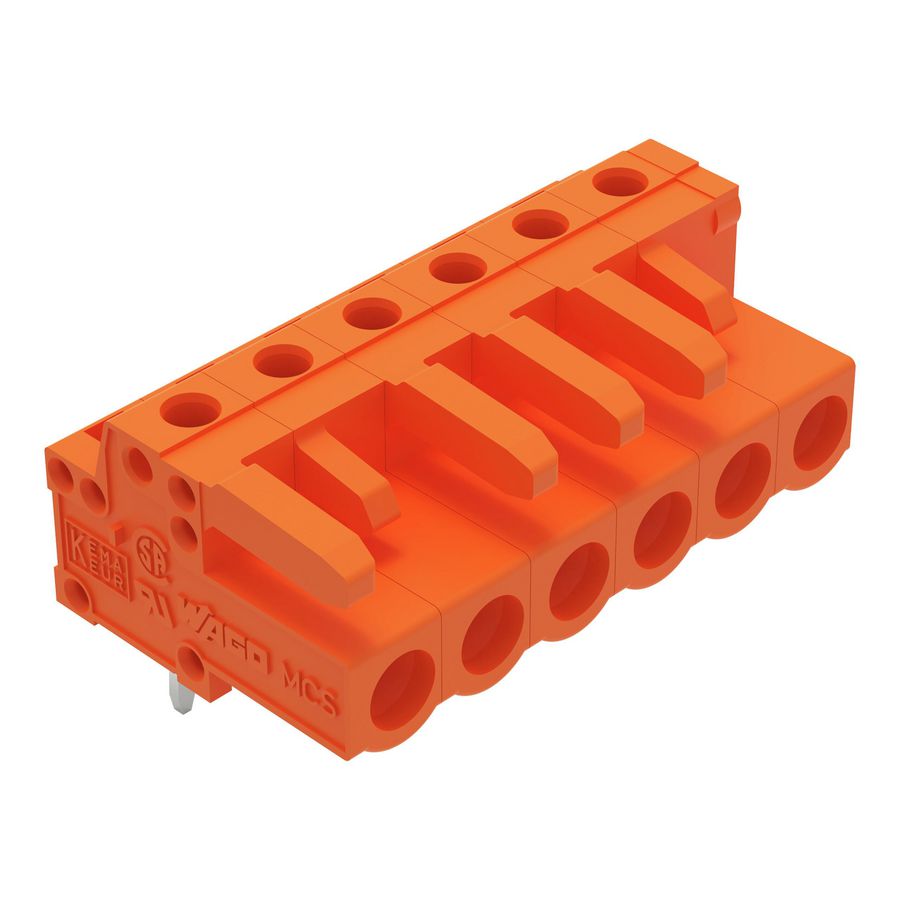 THT FE steker HA raster 5,08mm oranje 232-266 VVE=50