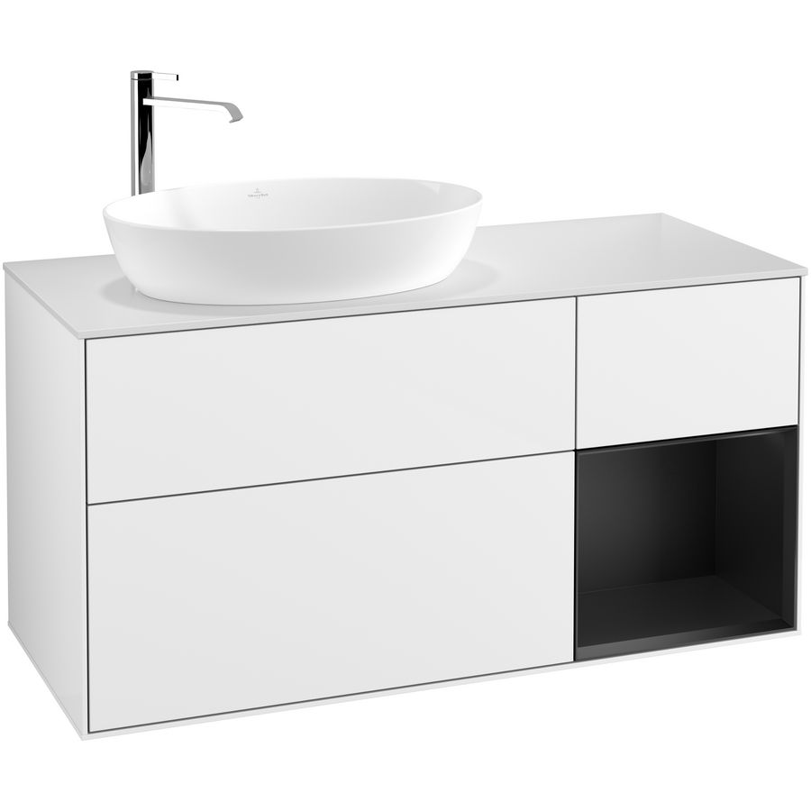 Wastafelonderkast Finion 1200x603x501mm G.White.L G931PDGF