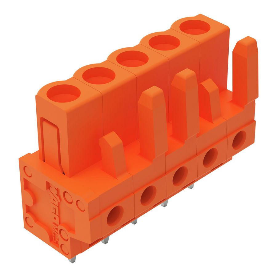 THT FE steker RE raster 5,08mm oranje 232-165 VVE=100