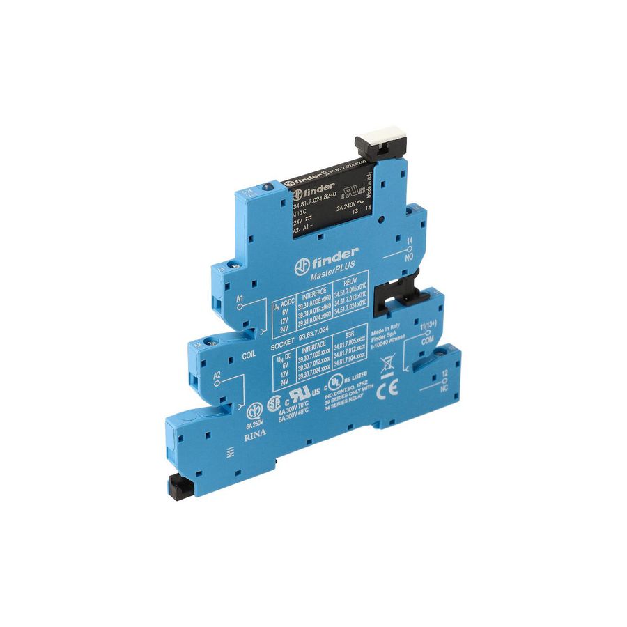 Interfacerelais MasterPLUS 1 maakcontact 2A 24V DC