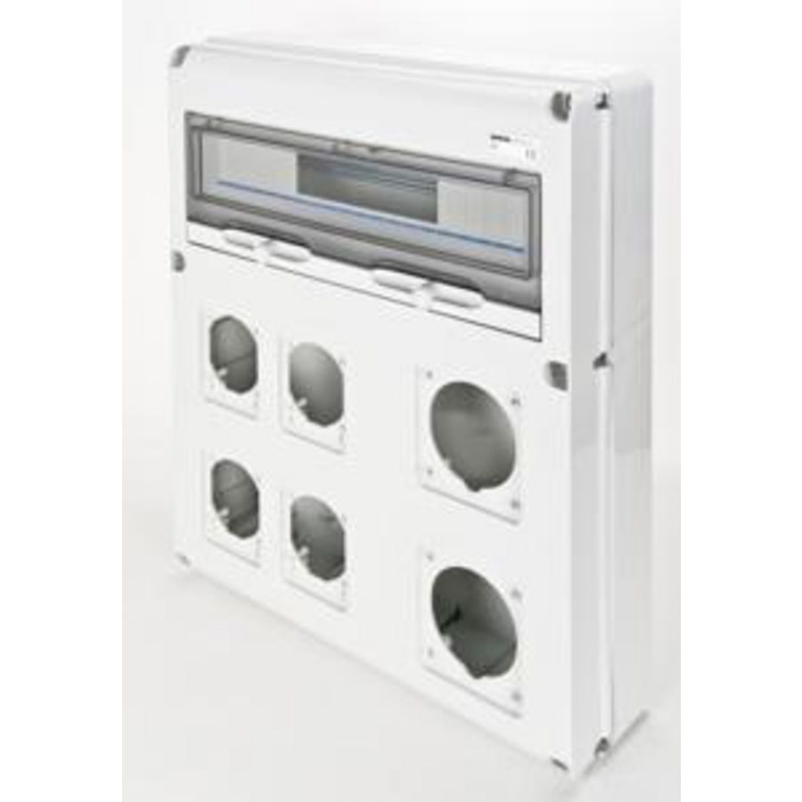 Q-DIN 20 MODULE-2 FLENZEN IEC 309 63 A + 4 FLENZEN IEC 309