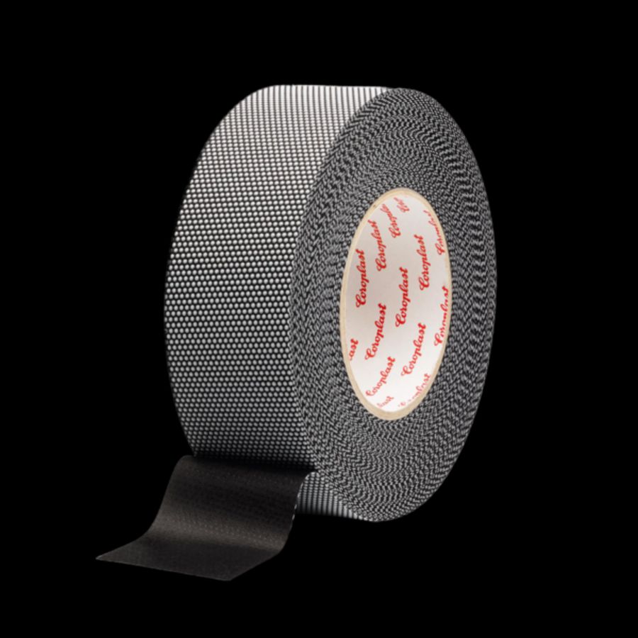 Tape linnen 9mm L=25m. zwart VVE=300