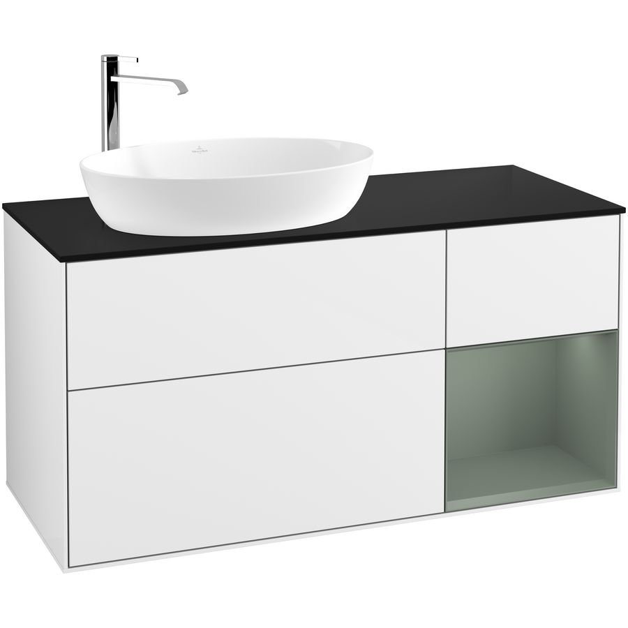 Wastafelonderkast Finion 1200x603x501mm G.White.L G932GMGF