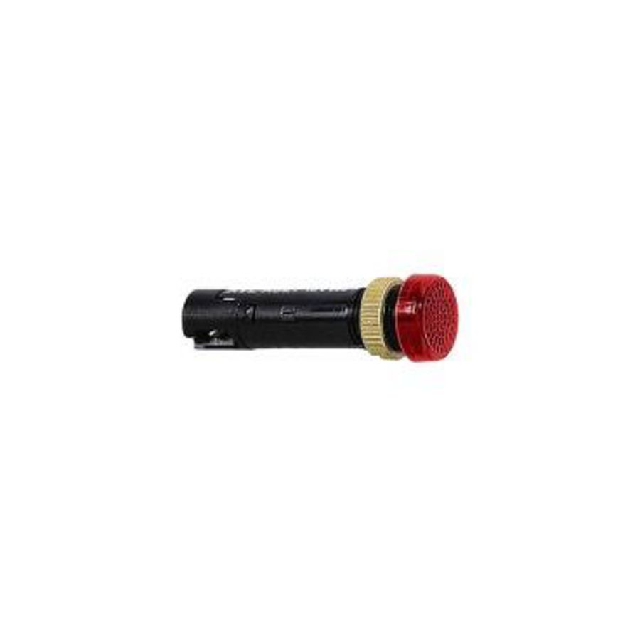 signaallamp Rond Ø12 IP40 rood ingebouwde LED 24Vklemmen