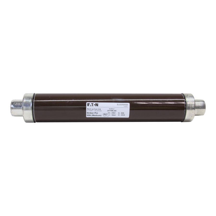 Zekering middenspanning 80A AC 24 kV 3" 76x442mm back-up DI