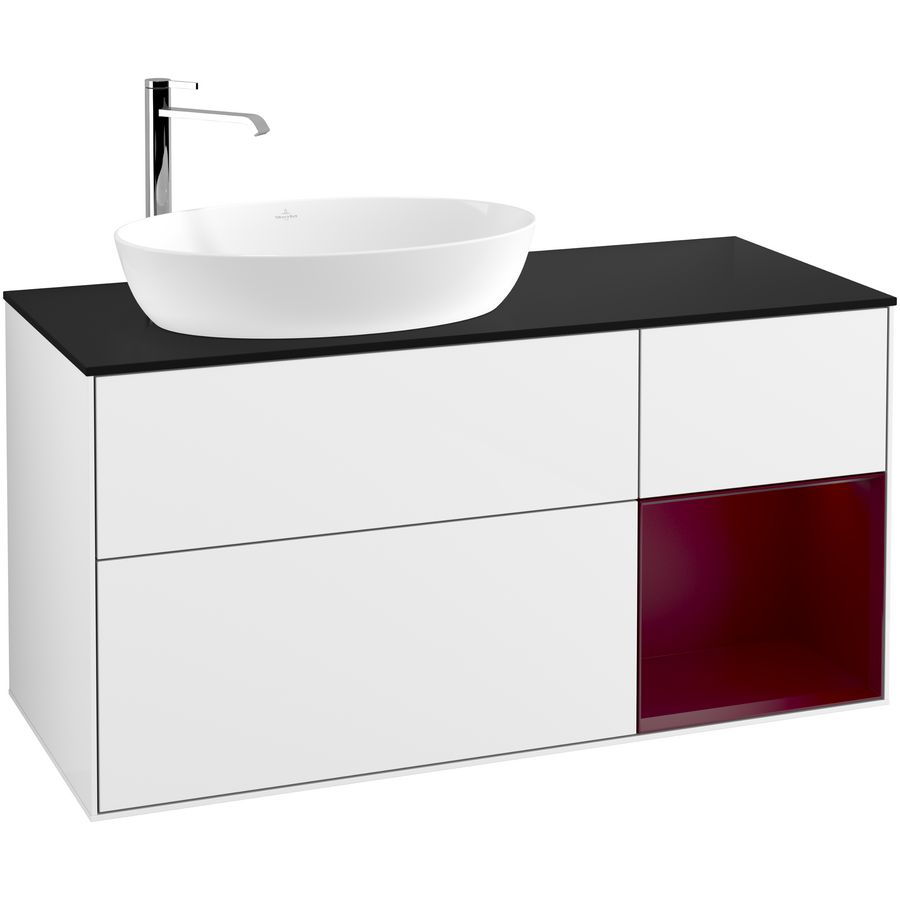 Wastafelonderkast Finion 1200x603x501mm G.White.L G932HBGF