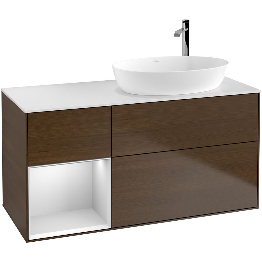 Wastafelonderkast Finion 1200x603x501mm W.Veneer G921MTGN