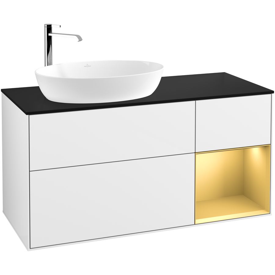 Wastafelonderkast Finion 1200x603x501mm G.White.L G932HFGF