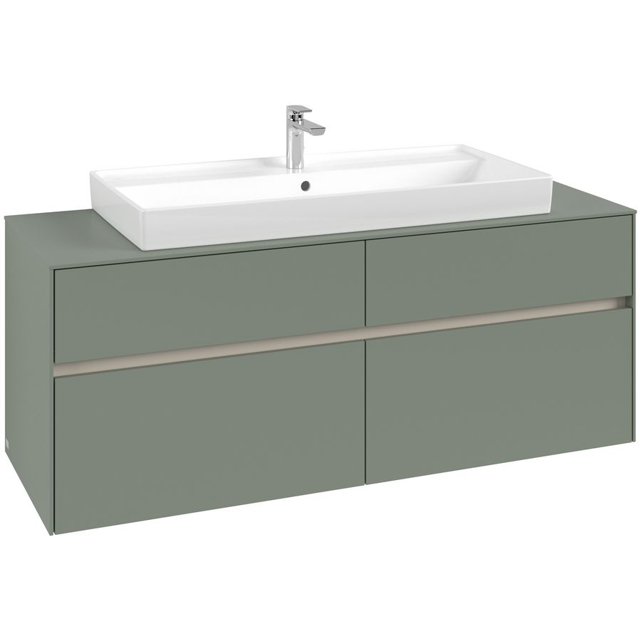 Wastafelonderkast Collaro 1400x548x500mm Soft Green C092B0AF